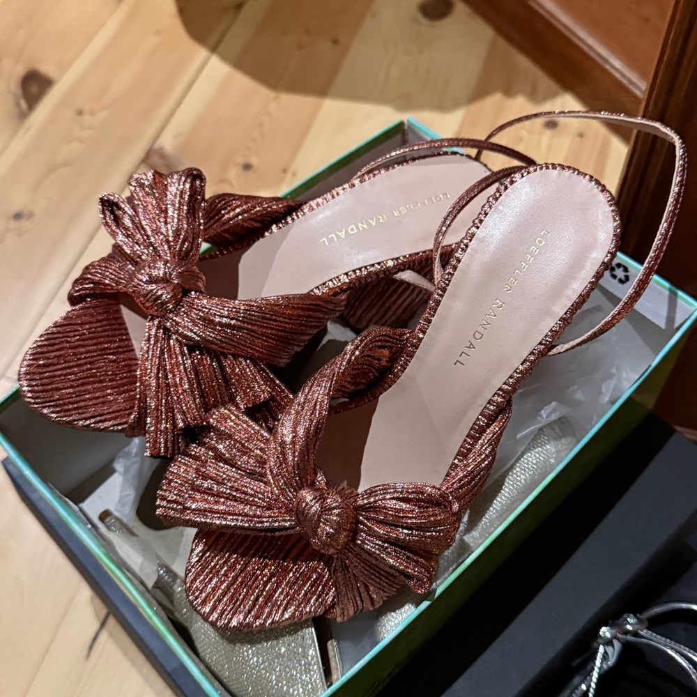 Loeffler Randal Camellia Knotted Sandal